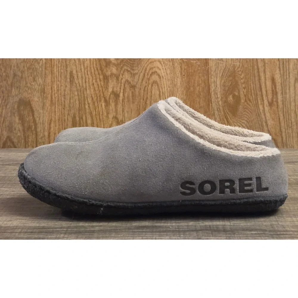 Sorel Lanner Ridge II Slippers‎ Youth Size 1 Gray